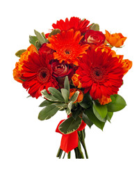 roses and gerberas bouquet