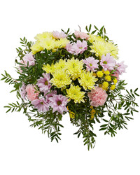 bouquet of spray chrysanthemums and carnations