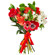 Bouquet of roses, anemones and alstroemerias